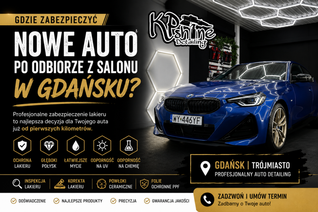 Gdzie zabezpieczyć nowe auto po odbiorze z salonu w Gdańsku?